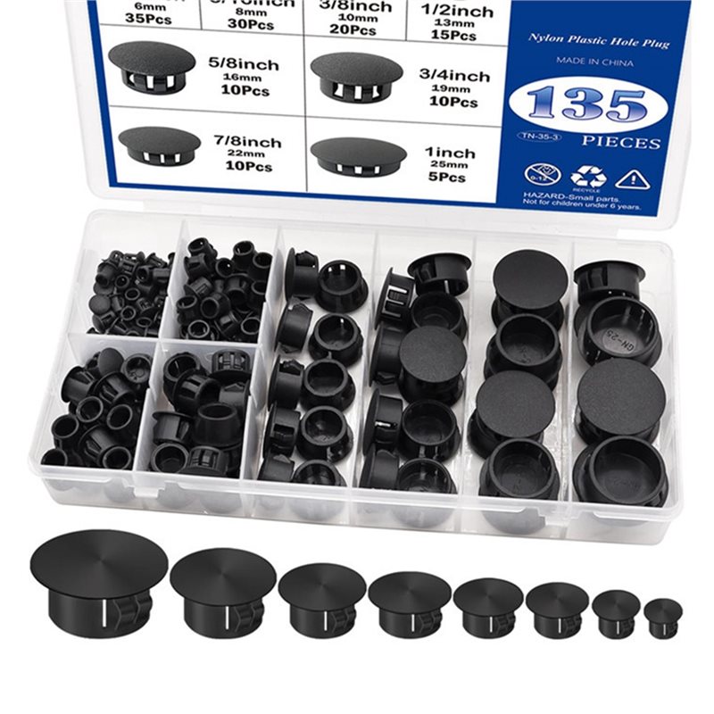 Furniture Hardware Connectors - AFOURT-가구 캐비닛 인서트 엔드 캡 135개