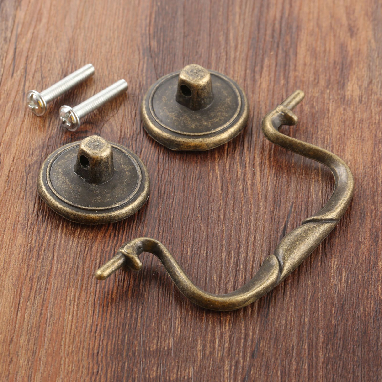 Furniture For Hardware Shop - 1pc 빈티지 플라스틱 풀 핸들(나사 포함)