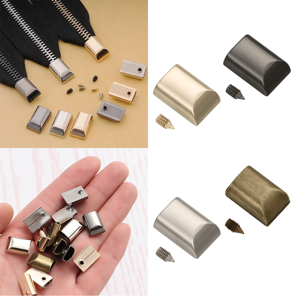 Furniture Hardware Connectors - 10pcs 금속 지퍼 스토퍼 지퍼 테일