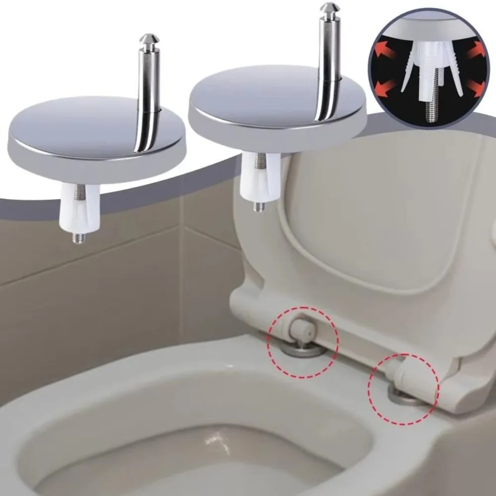 Furniture Hardware Connectors - 1쌍 스테인리스 스틸 변기 시트 연결