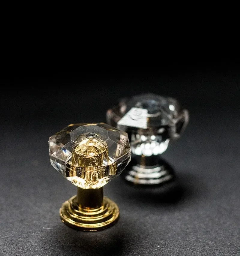 Furniture Hardware Gold - 10 개/대 골드 다이아몬드 크리스탈 서랍