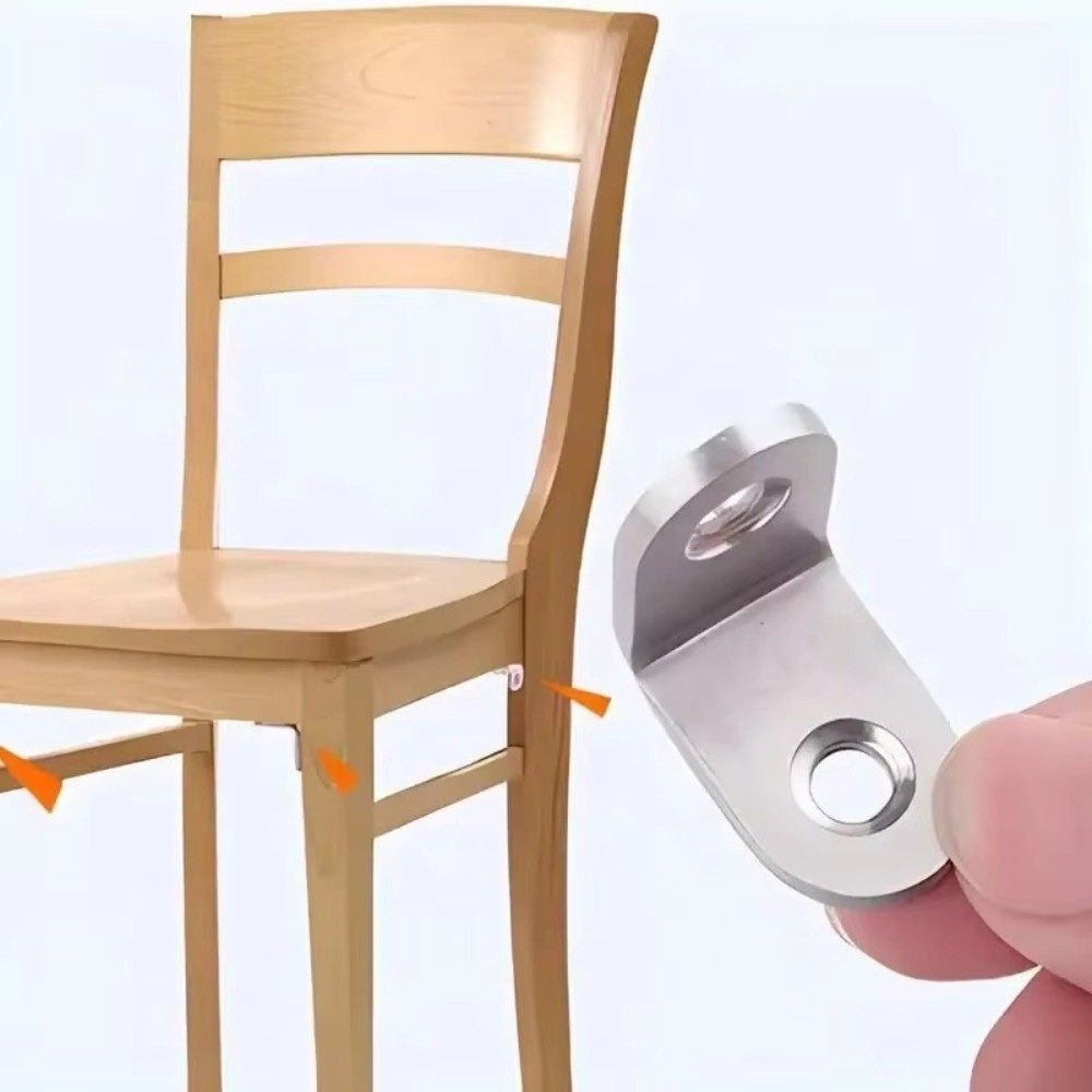 Furniture Hardware Connectors - 10개 스테인리스 스틸 직각 코너 브레이스