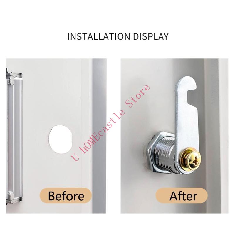 63HF 2세트 서랍 캠 잠금 보안 캐비닛 잠금 장치( - Zinc Furniture Hardware 리뷰 및 가격