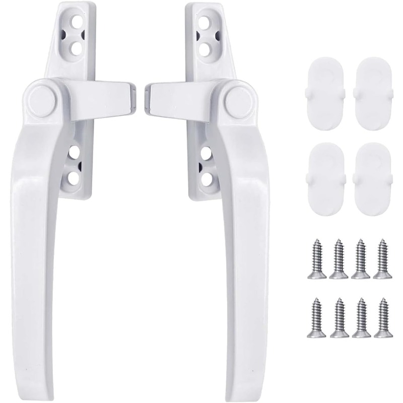 유리창 잠금 손잡이 2개 아연 합금 푸시 오픈 도어 및 - Zinc Furniture Hardware 리뷰 및 가격