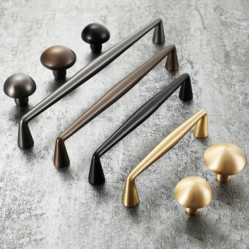 다양한 크기의 황동 골드 모던 심플 주방 캐비닛 손잡이 - Furniture Hardware Gold 리뷰 및 가격