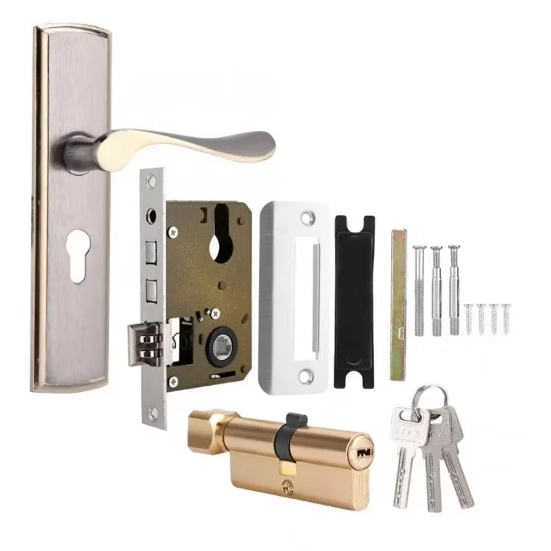골드 문짝 핸들 잠금, 사일런트 하우스 인테리어 문짝  - Furniture Hardware Gold 리뷰 및 가격