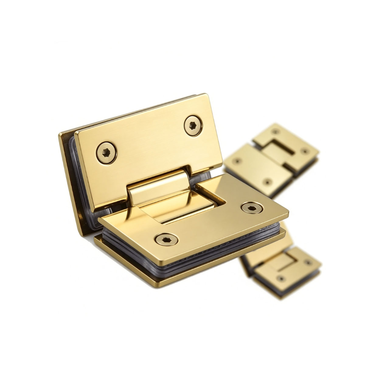 304 스테인리스 스틸 다이아몬드 샤워 글라스 클램프  - Furniture Hardware Gold 리뷰 및 가격