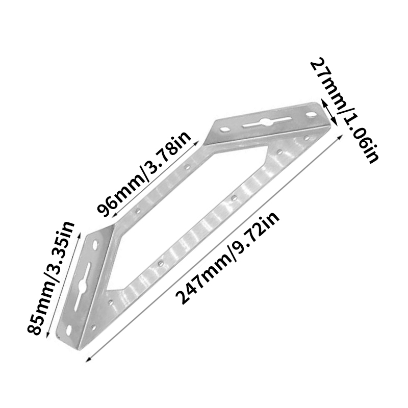 견고한 다기능 스테인레스 스틸 대형 앵글 코드, 가구  - Furniture Hardware Connectors 리뷰 및 가격