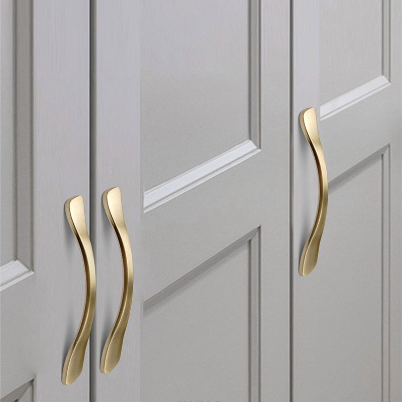 골드 가구 손잡이 알루미늄 주방 손잡이 옷장 캐비닛 서 - Furniture Hardware Gold 리뷰 및 가격
