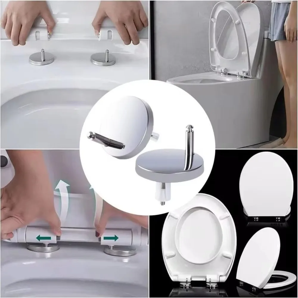 1쌍 스테인리스 스틸 변기 시트 연결 부품 교체용 가구 - Furniture Hardware Connectors 리뷰 및 가격