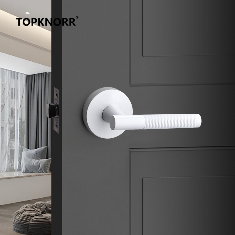 욕실 잠금 볼 통로 잠금 장치 단일 혀 열쇠가없는 침실 - Zinc Furniture Hardware 리뷰 및 가격