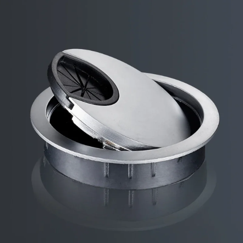 1Pcs 데스크 와이어 구멍 커버베이스 50/53/60 - Zinc Furniture Hardware 리뷰 및 가격