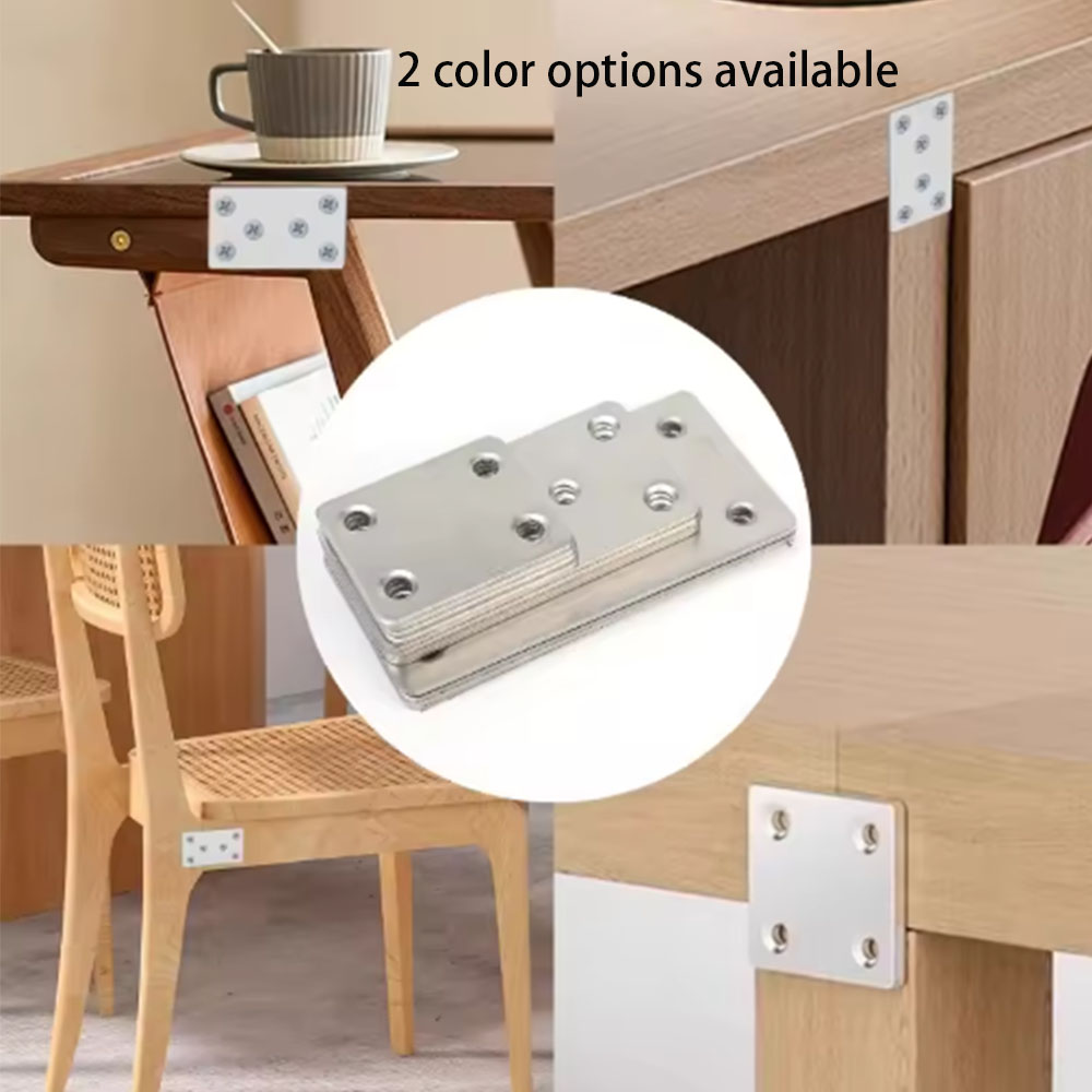 2가지 색상 옵션, 두꺼운 스테인리스 스틸 앵글 브래킷 - Furniture Hardware Connectors 리뷰 및 가격