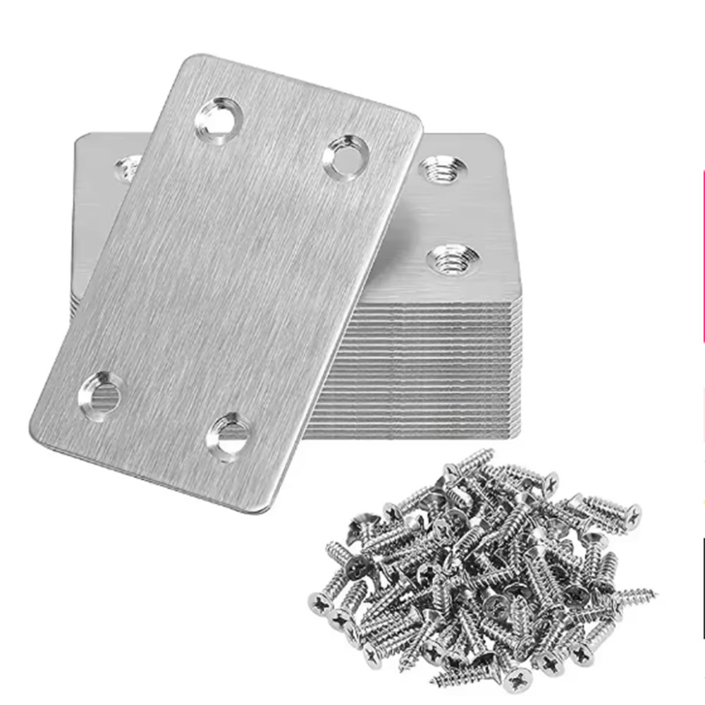 2가지 색상 옵션, 두꺼운 스테인리스 스틸 앵글 브래킷 - Furniture Hardware Connectors 리뷰 및 가격