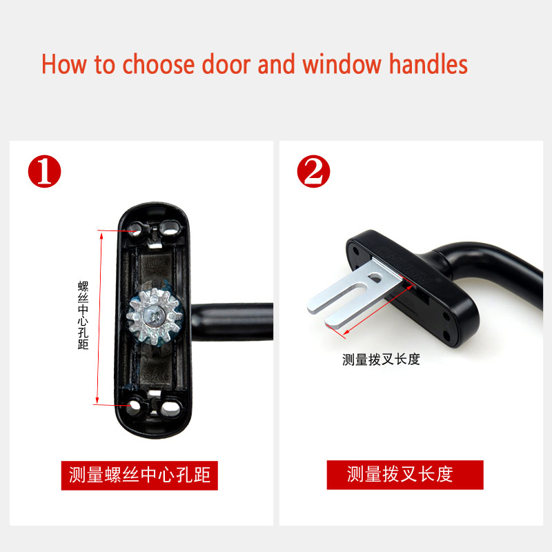 알루미늄 합금 창문 손잡이, 여닫이창 깨진 다리, 푸시 - Zinc Furniture Hardware 리뷰 및 가격