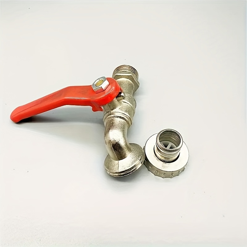 고유량 G1/2인치 아연 합금 야외 수도꼭지(빨간색 손 - Zinc Furniture Hardware 리뷰 및 가격
